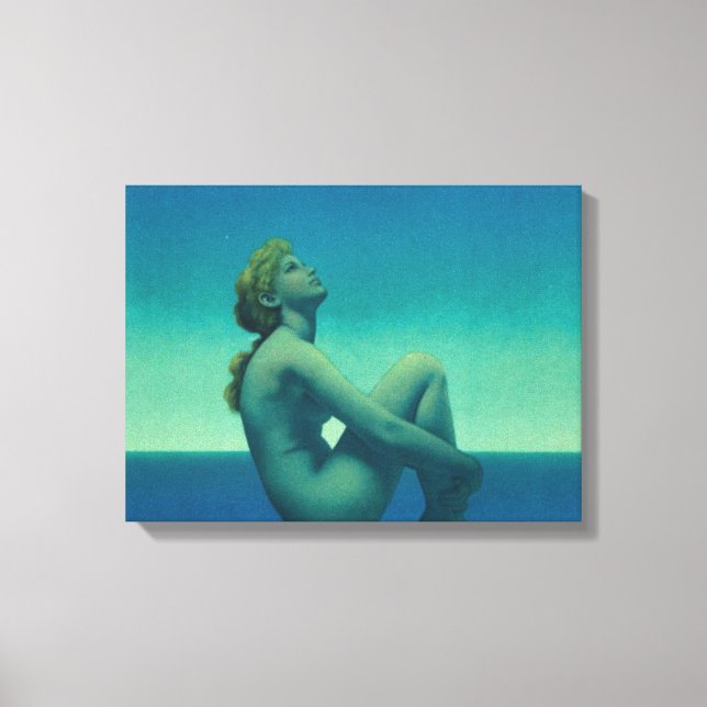 Maxfield Parrish Stars Canvastryck (Framsida)