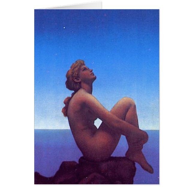 "Maxfield Parrish stjärnor ", Hälsningskort (Framsidan)