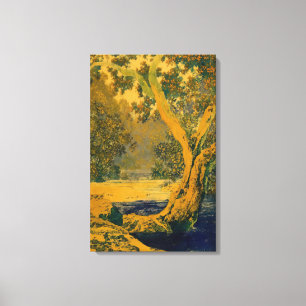 Maxfield Parrish - Study for Autumn Brook Canvastryck