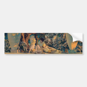 Maxfield Parrish The Garden of Allah 1918 Finkonst Bildekal