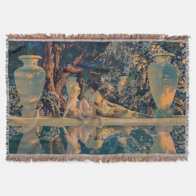 Maxfield Parrish The Garden of Allah 1918 Finkonst Filt (Framsidan)