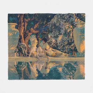 Maxfield Parrish The Garden of Allah 1918 Finkonst Fleecefilt