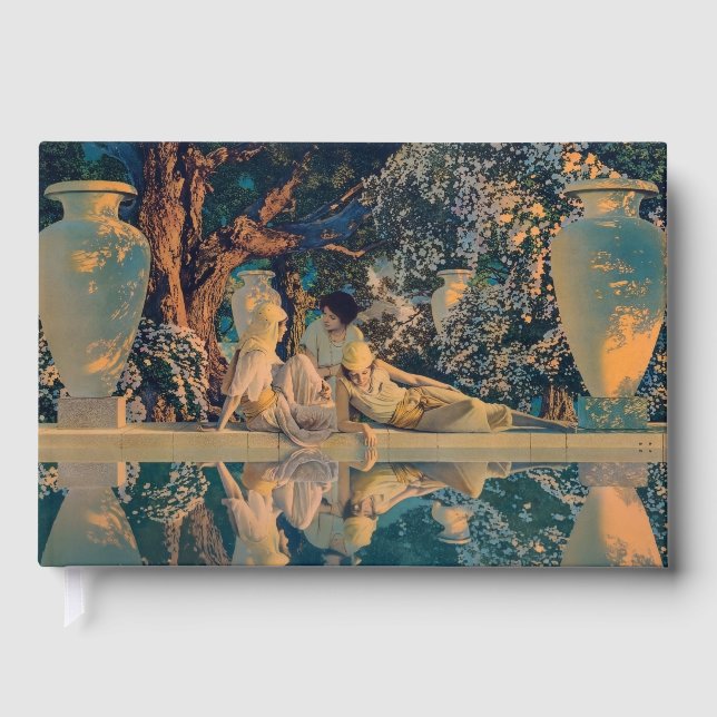 Maxfield Parrish The Garden of Allah 1918 Finkonst Gästböcker (Framsida)