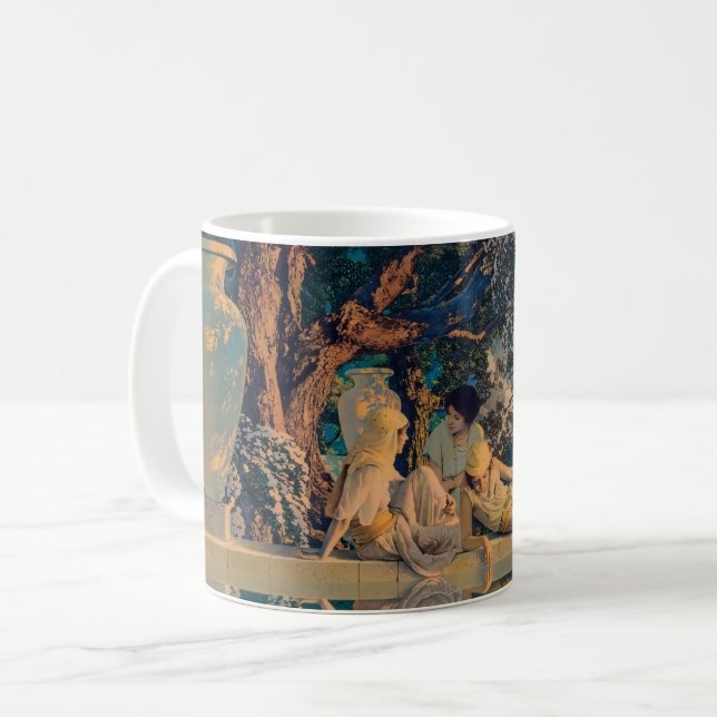 Maxfield Parrish The Garden of Allah 1918 Finkonst Kaffemugg (Framsida vänster)