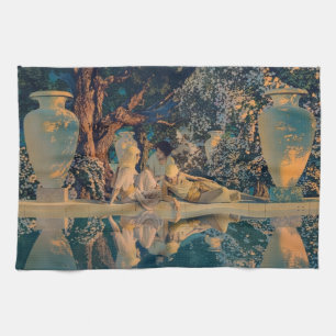 Maxfield Parrish The Garden of Allah 1918 Finkonst Kökshandduk