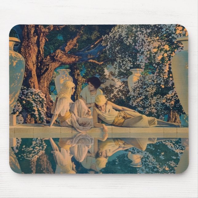 Maxfield Parrish The Garden of Allah 1918 Finkonst Musmatta (Framsidan)