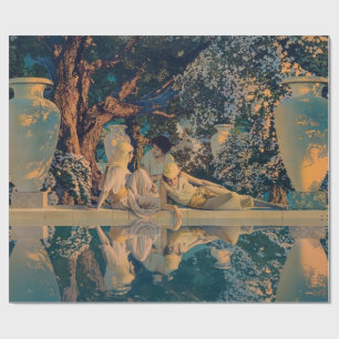Maxfield Parrish The Garden of Allah 1918 Finkonst Presentpapper