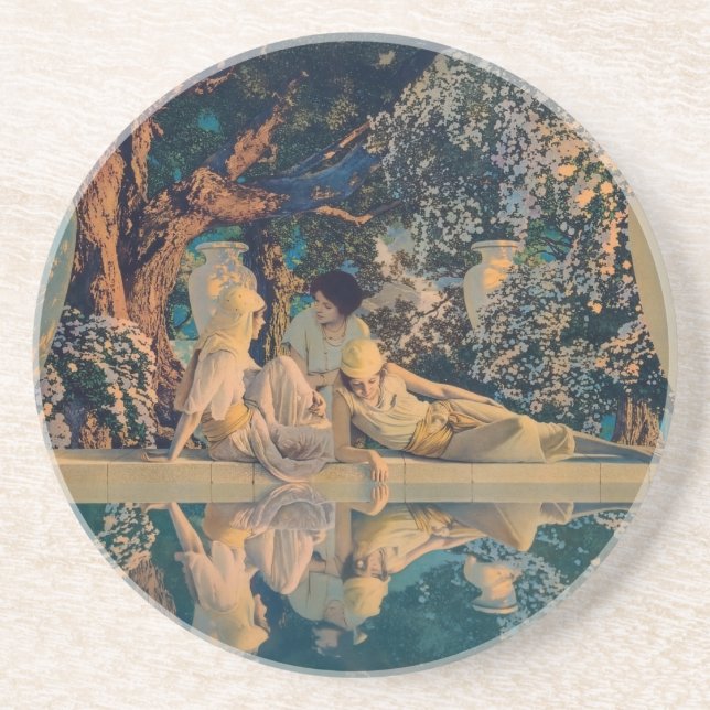Maxfield Parrish The Garden of Allah 1918 Finkonst Underlägg (Framsidan)