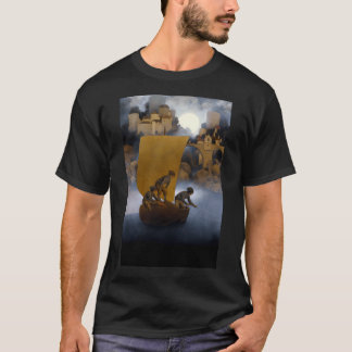 Maxfield Parrish - Wynken Blynken and Nod - T Shirt