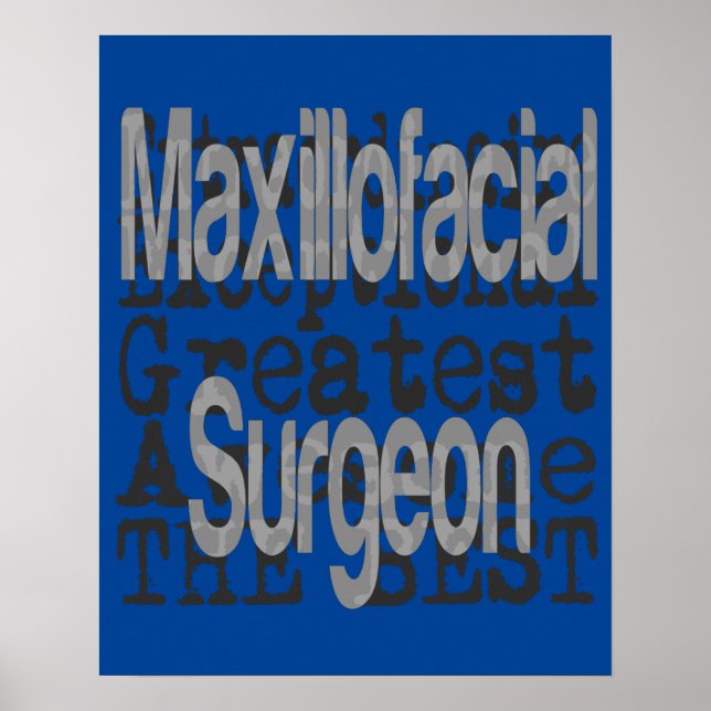 Maxillofacial Surgeon Extraordinaire Poster (Framsidan)