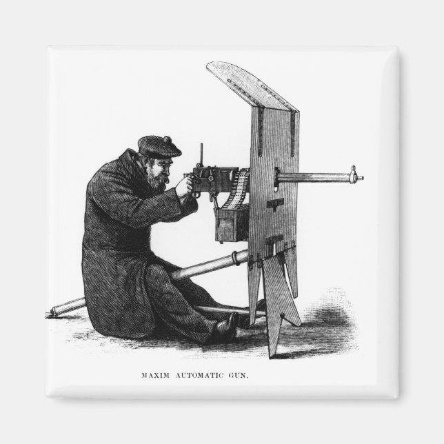 Maxim Automatic Gun Magnet (Framsidan)