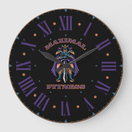 Maximal Fitness Hero Wall Clock Stor Klocka