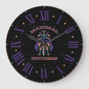 Maximal Fitness Hero Wall Clock Stor Klocka