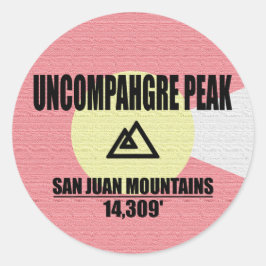 Maximala Uncompahgre Runt Klistermärke