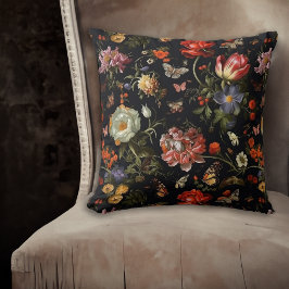 Maximalist Baroque Blommigt Kudde