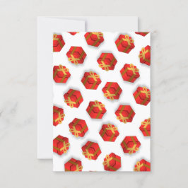 Maximalist Christmas Gifts White Inbjudningar