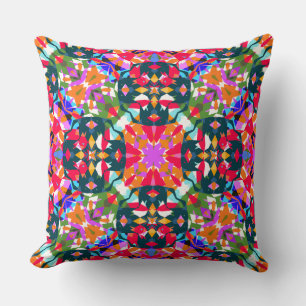 Maximalist God jul Modern Colorful Decor Kudde
