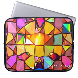 Maximalist Mosaic Mirror Aesthetic Office Laptop Fodral
