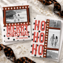 Maximalistisk Glad Jul Filmremsa Foto