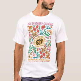 Maximalistisk glädje genom former och färg t shirt