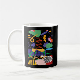 Maximalistisk konstgjord inspirerad design kaffemugg