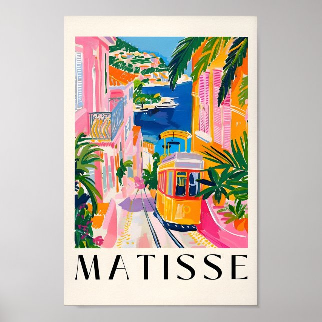 Maximalistisk Matisse-utskrift, kustdekoration, Pr Poster (Framsidan)