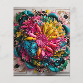 Maximalistisk, utskrivbar, elektronisk Abstrakt, f