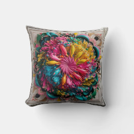 Maximalistisk, utskrivbar, elektronisk Abstrakt, f Kudde