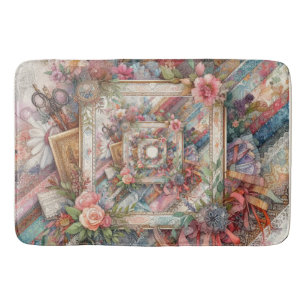 Maximalistisk Vintage avoupage Badrumsmatta