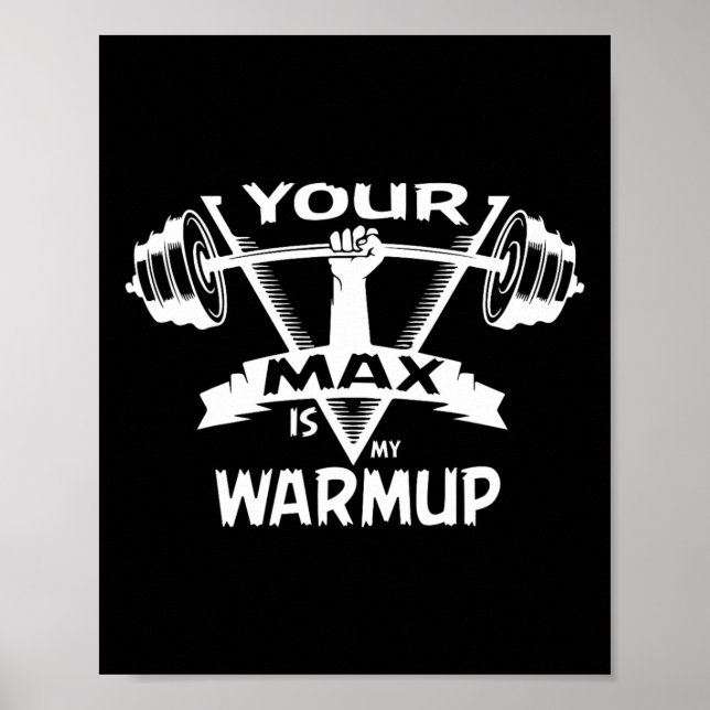 Maximalt är min kraftfulla, kraftfulla, giftviktsi poster (Framsidan)