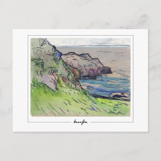 Maxime Maufra #12 - Fin Art Postcard Vykort (Framsida)