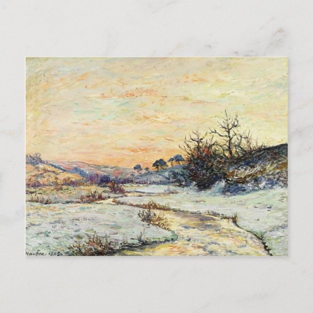 Maxime Maufra-Morgon i Winter Vykort (Framsida)