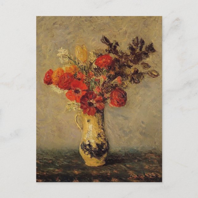 Maxime Maufra-Vår blommor Vykort (Framsida)