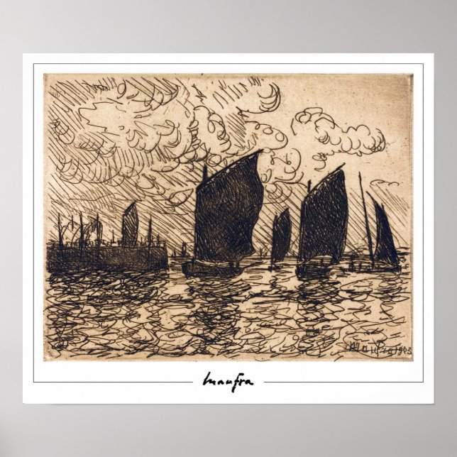 Maxime Maufra Zedign Art Poster #103 (Framsidan)