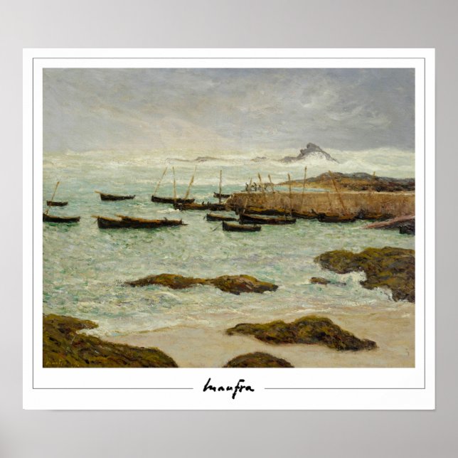 Maxime Maufra Zedign Konst Poster #109 (Framsidan)