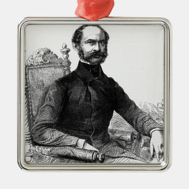 Maximilian II, kung av Bayern Julgransprydnad Metall (Framsidan)