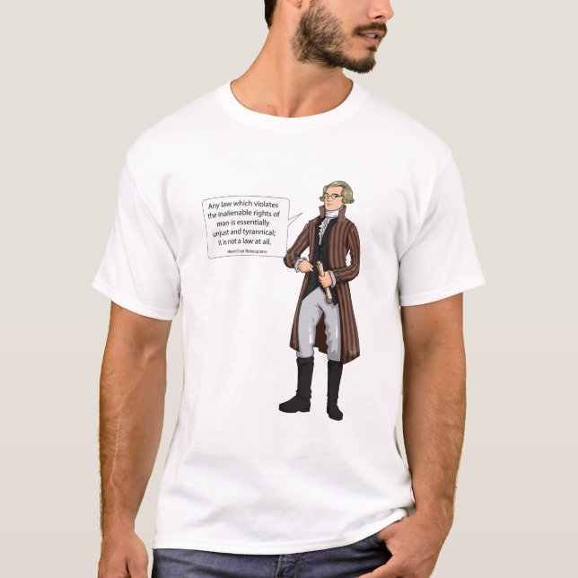 Maximilian Robespierre, citat 1 T Shirt (Framsida)