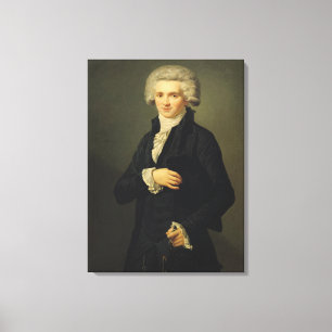 Maximilien de Robespierre 1791 Canvastryck