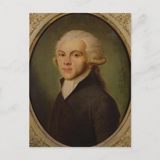 Maximilien de Robespierre c.1793 Vykort (Framsida)