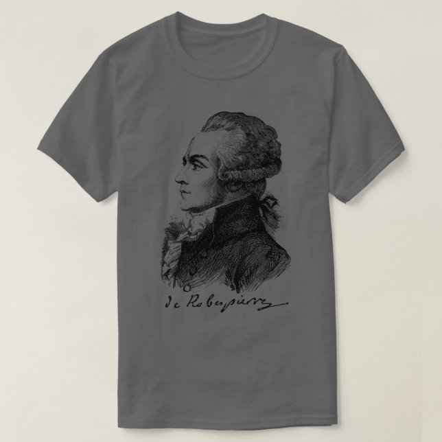 Maximilien de Robespierre Fransk Revolution Jacob T Shirt (Design framsida)