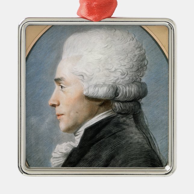 Maximilien de Robespierre Julgransprydnad Metall (Framsidan)