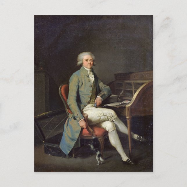 Maximilien de Robespierre Vykort (Framsida)