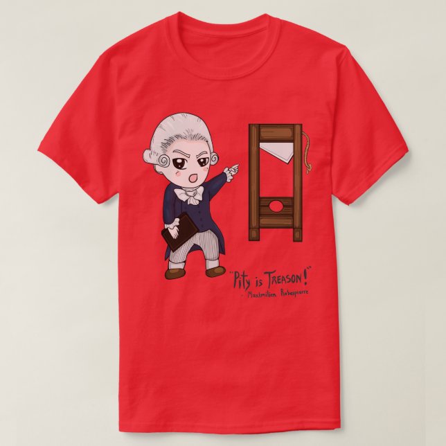 Maximilien Robespierre T Shirt (Design framsida)