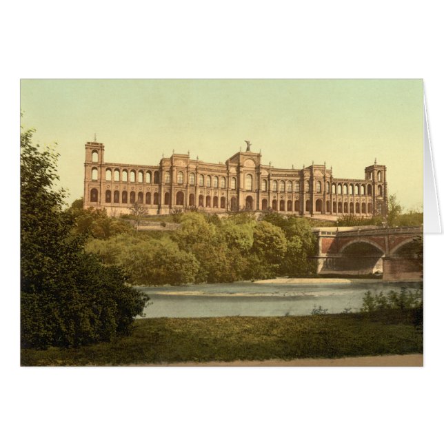 Maximillianeum, München, Bayern, Tyskland Hälsningskort (Framsidan Horizontal)