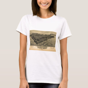 Maximums ö, Portland, Maine i 1886 T-shirt