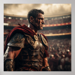 Maximus Gladiator Poster - inspirerande romerska g