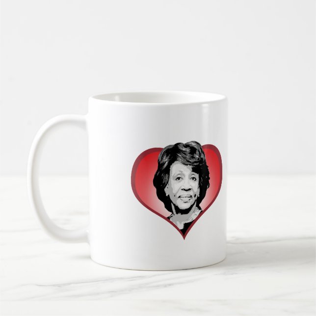 Maxine bevattnar hjärta - kaffemugg (Vänster)