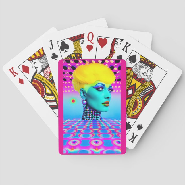 Maxine Headroom Casinokort (Baksidan)