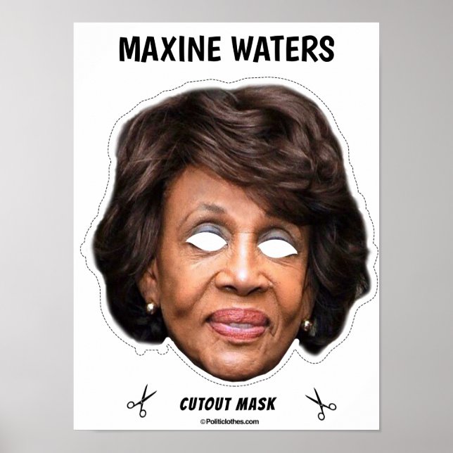 MAXINE VATTEN Halloween-mask Poster (Framsidan)