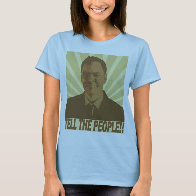 MaxKeiseren "berättar folket!!", Zazzle Tee Shirt (Framsida)